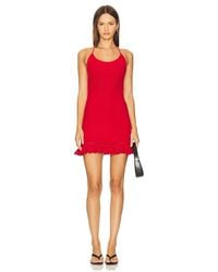GUIZIO - Crochet Halter Mini Dress - Lyst