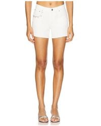 Area - Crystal Pocket Jean Short - Lyst