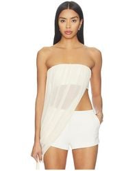 superdown - Elodie Strapless Top - Lyst