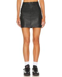 Hudson Jeans - Cargo Faux Leather Viper Skirt - Lyst
