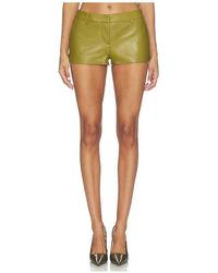 retroféte - Valesia Leather Short - Lyst