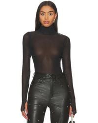 AFRM - Top Transparente Zadie En Color Negro Talla (También En S, Xxs, Xs, M, Xl, 2X, 3X, Xxl) - Lyst