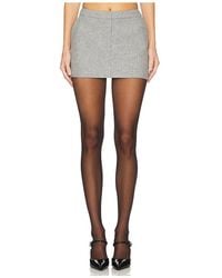 Line & Dot - Damson Mini Skirt - Lyst