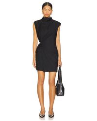 Helmut Lang - Vestido Blazer Con Cuello Vuelto En Color Negro Talla (También En S, Xs) - Lyst