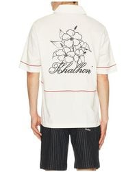 Khalhon - Saturday Club Emblem Polo en White - Lyst