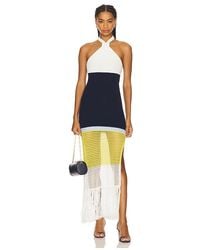 Dodiee - Alix Fringe Maxi Crochet Dress - Lyst