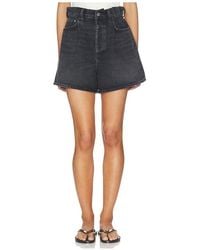 Agolde - Lyonne Cinched Waist Shorts - Lyst