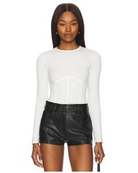 Fleur du Mal - Langärmliger T-Shirt-Body Organic Cotton - Lyst