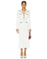 Self-Portrait - Midi-Kleid Dress - Lyst
