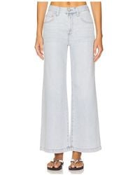 Pistola - Jadyn Petite Low Slung Palazzo Jeans - Lyst