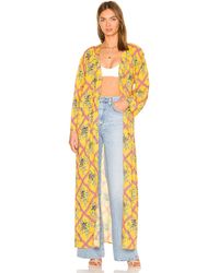 Free People I'm The One Robe - Yellow