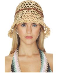 Ruslan Baginskiy - Anglerhut Cut Out Straw Bucket Hat - Lyst