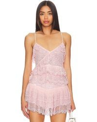 LoveShackFancy - Oberteil Saturn - Lyst