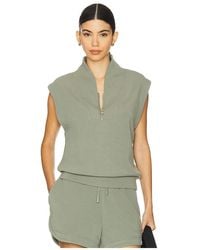 Varley - Loretta Half Zip Sweatshirt - Lyst