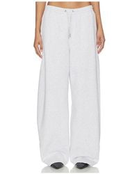 Alexander Wang - Mid Rise Sweatpant With Rhinestone Drawcord - Lyst