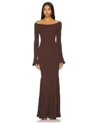 LPA Evan Maxi Knit Dress in White | Lyst LPA Evan Maxi Knit Dress in White | Lyst