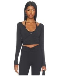 437 - The Ballet Wrap Top - Lyst