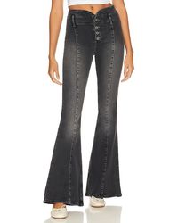 Free People - After Dark Mid Rise Jean - Lyst