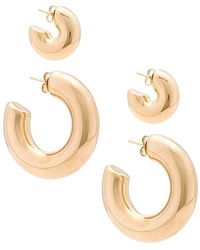 Jordan Road Jewelry - Monaco Hoop Earrings Set - Lyst
