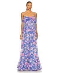 PATBO - Maxikleid Amaryllis - Lyst