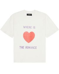 NAHMIAS - Romance Boxy T-Shirt - Lyst
