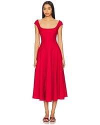 GUIZIO - Midi-Kleid Leila - Lyst