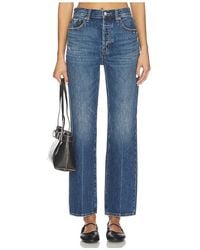 Pistola - Cassie Super High Rise Straight Jeans - Lyst