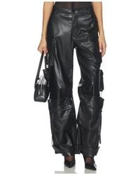 Steve Madden - Pantalón De Falso Cuero Duo En Color Negro Talla (También En M, S, Xl, Xs) - Lyst