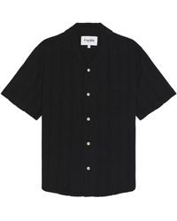 Corridor NYC - Striped Seersucker Short Sleeve Shirt - Lyst