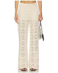 FRAME - The Crochet Pant - Lyst