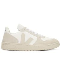 Veja - Weißer Pierre V-10 Basketball-Sneaker aus Wildleder und Netzstoff - Lyst