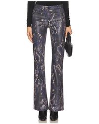 L'Agence - Bootcut-Jeans Beschichtet Selma - Lyst