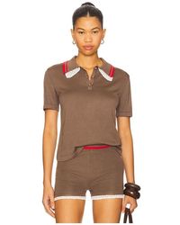 Siedres - Yuan Polo Top - Lyst