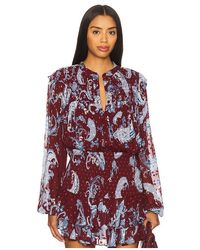 Hemant & Nandita - Langärmeliges Shirt Top - Lyst