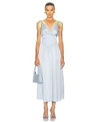 Helsa - The Silk Celeste Dress - Lyst