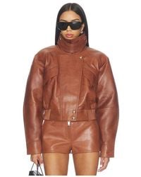 retroféte - Lykke Leather Jacket - Lyst