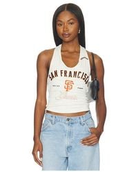 OFF SEASON - Ruched Halter Top - Lyst