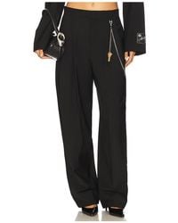 Alexander Wang - Mid-Rise Trouser With Chain - Lyst