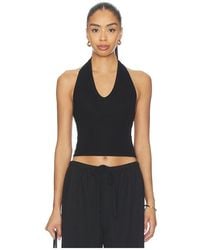 Enza Costa - Silk Rib U Halter - Lyst