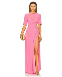 Sid Neigum - Gathered Slit Maxi Dress - Lyst