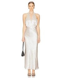 Bardot - Midi-Kleid Citron - Lyst