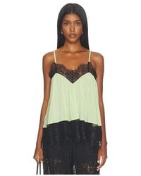 WeWoreWhat - Lace Voile Cami Top - Lyst
