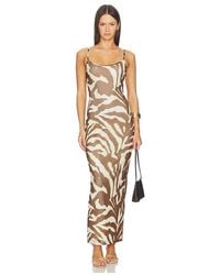 superdown - Robe Emmaline En,Cream. Taille Also En Xxs, Xs, S, M - Lyst