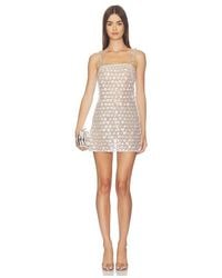 Bronx and Banco - Embellished Mini Dress With Diamond Strap - Lyst