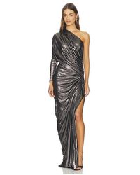Atlein - One Sleeve Draped Gown - Lyst