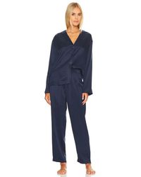 Lunya - Washable Silk Long Sleeve Pant Set - Lyst