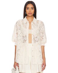Free People - In Your Dreams レースボタンダウン - Lyst