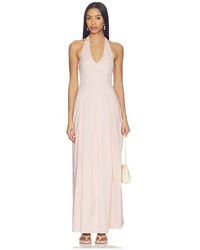MORE TO COME Haylo Maxi Dress in Red | Lyst UK