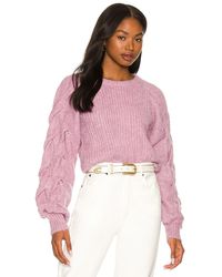 Astr Lizette Sweater - Purple