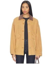 Free People - X We The Free Lemon Denim Jacket - Lyst